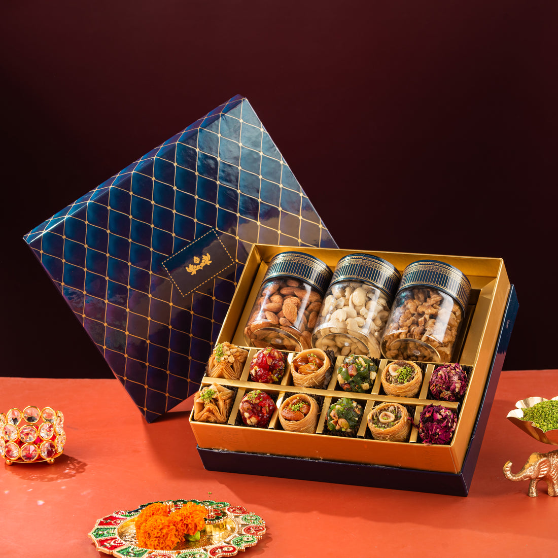 Indigo Assorted Baklava & Dryfruit Box