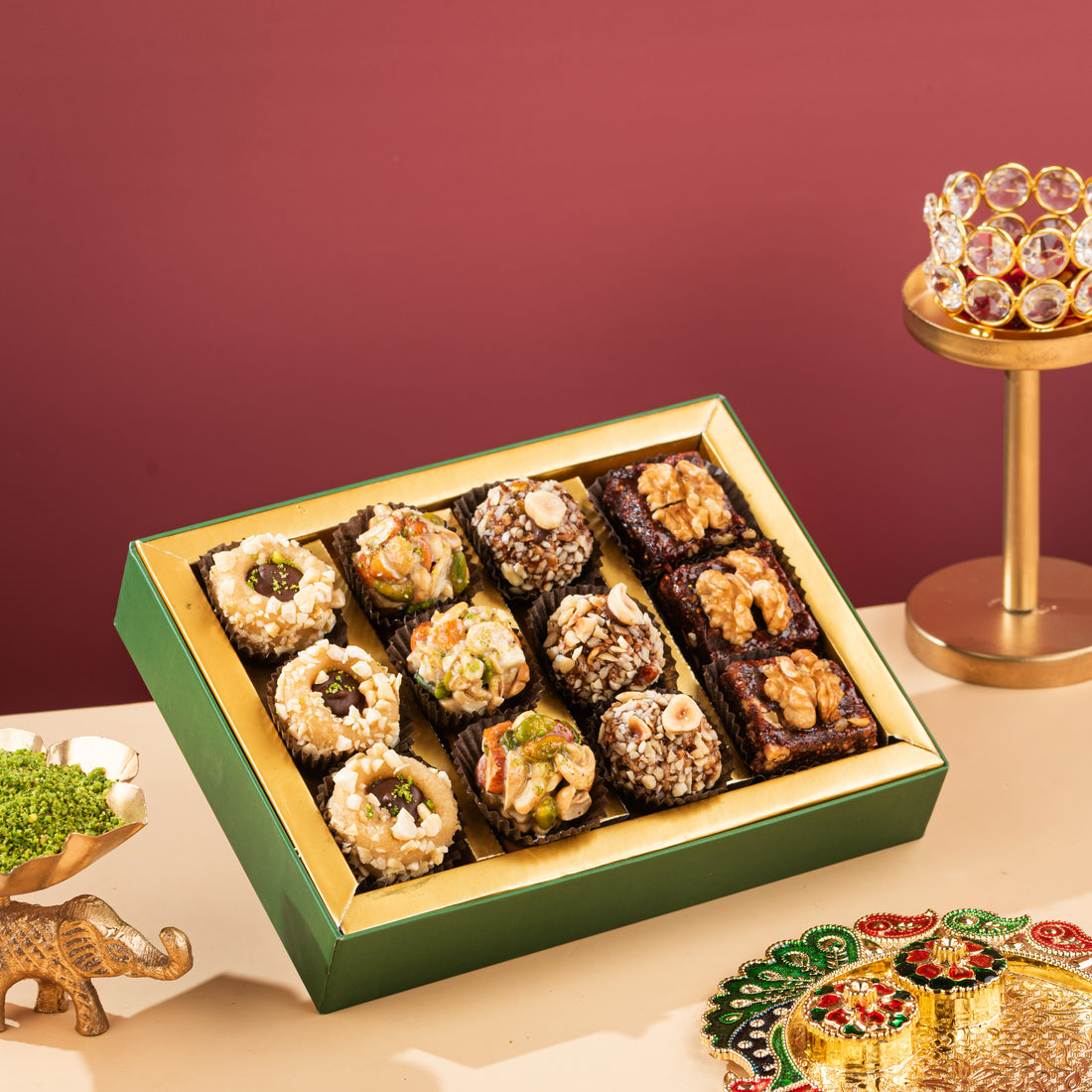Kusum Assorted Indian Artistic Sweets Box 350g