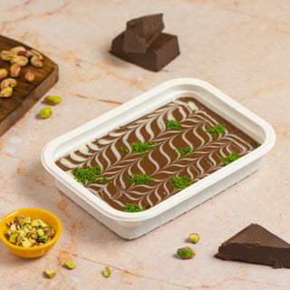 Pista Chocolate Kunafa Fudge