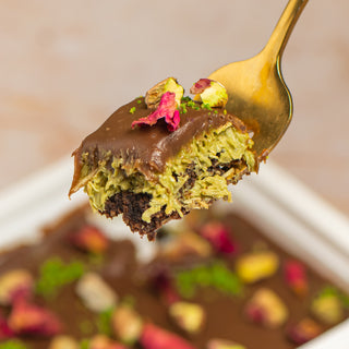 Pista Chocolate Kunafa Fudge