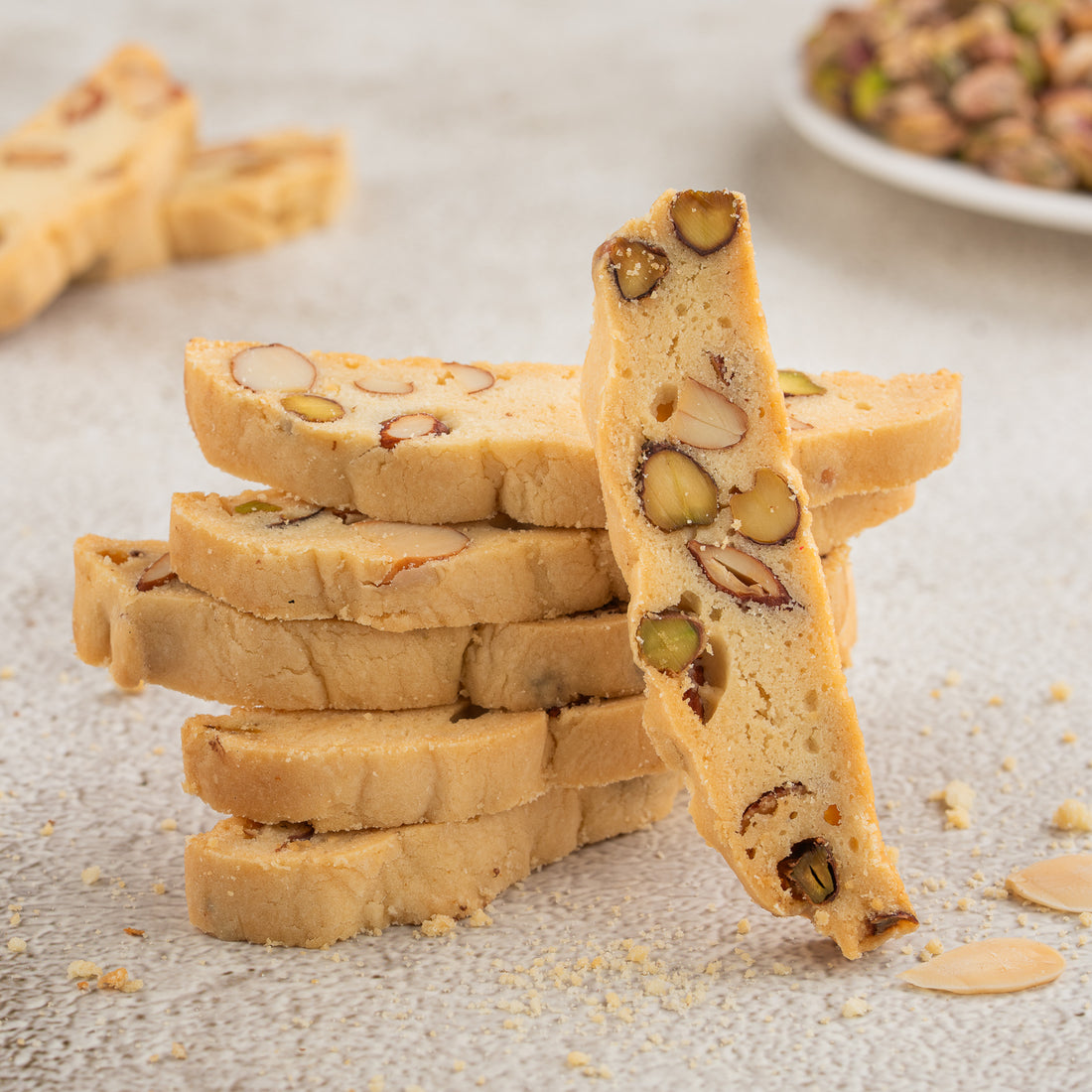 Almond Pistachio Biscotti 250g