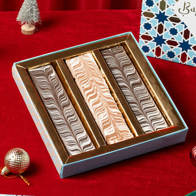 Nutella Chocolate Basbousa Christmas Gift Box - THE BAKLAVA BOX