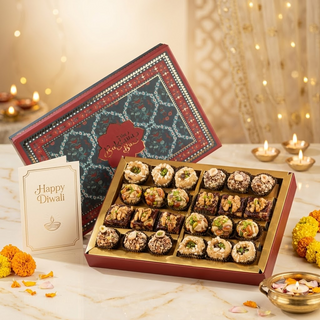 Rajwada Assorted Indian Artistic Sweets Hamper Box 750g