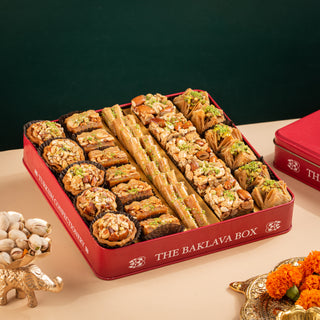 Ruby Tin Assorted Baklava Sweets Box 750g