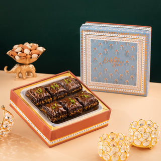 Noor Assorted Chocolate Pistachio Baklava Sweets Box