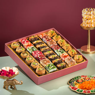 Jaipur Assorted Baklava & Indian Fusion Sweets Box 750g