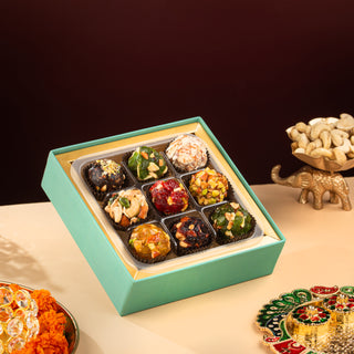 Emerald Assorted Indian Fusion Laddu Box