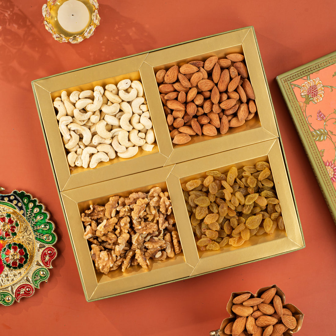 Assorted Baklava, Mixed Dryfruit with Rakhi Essentials- Rakhi Special