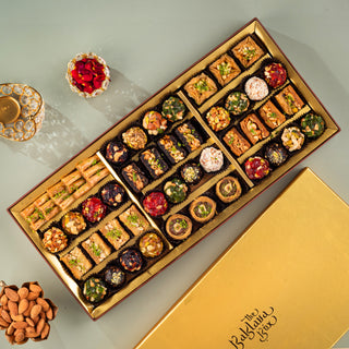 Sunheri Assorted Baklava & Indian Fusion Sweets Box 1Kg