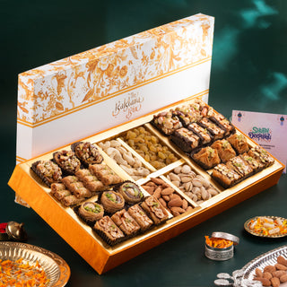 Signature Box with Sweets and Dry fruits Diwali Gift Box