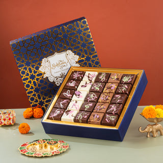 Navy Imperial Assorted Mini-Coverture Kunafa Box