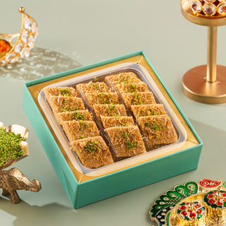 Noor Assorted Biscoff Kunafa Barfi Box