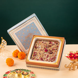 Rose Chocolate Mithai Slab