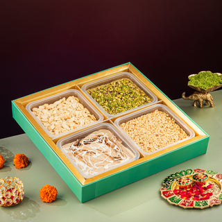 Emerald Assorted Fudge Hamper Box
