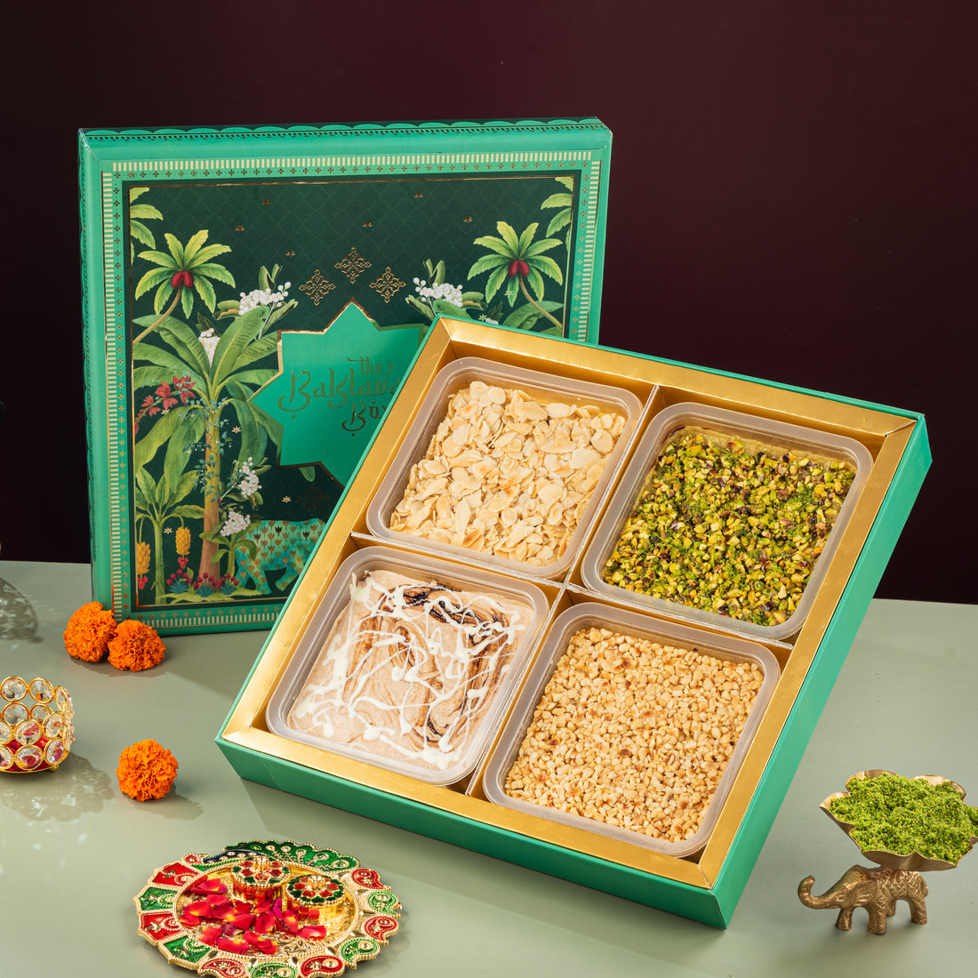 Emerald Assorted Fudge Hamper Box