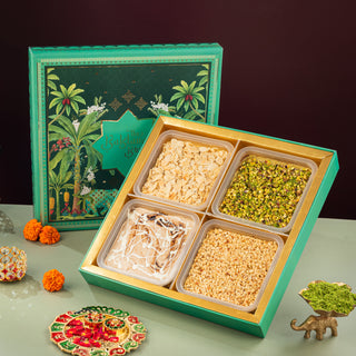 Emerald Assorted Fudge Hamper Box