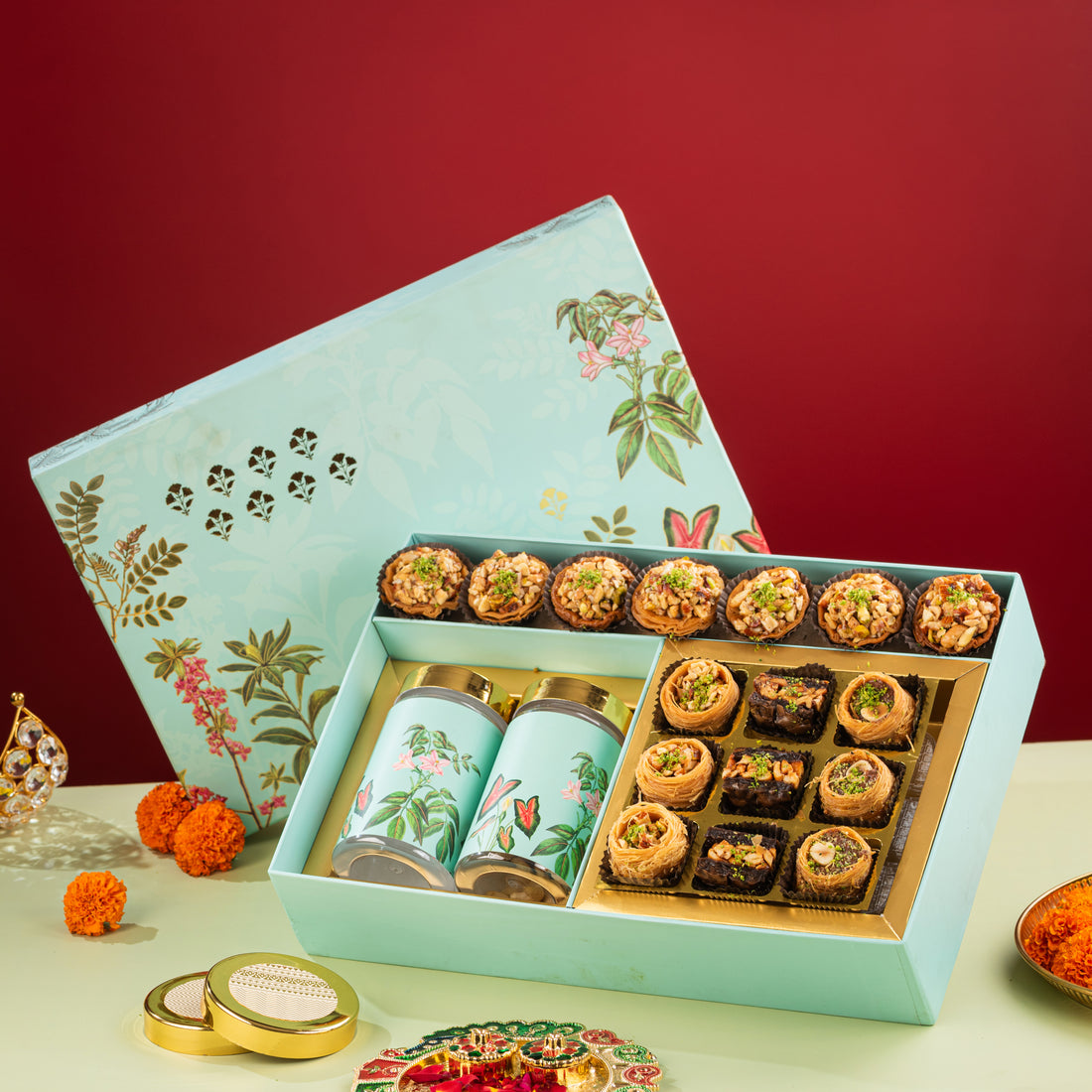 Vatika Assorted Baklava & Dryfruit Hamper Box