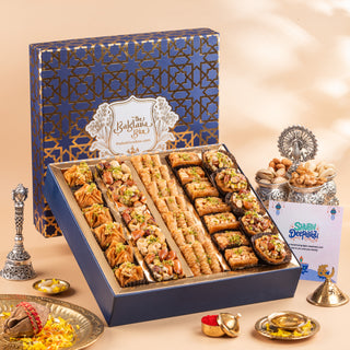 Navy Imperial Baklava Diwali Gift Box