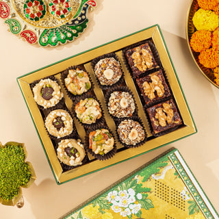 Kusum Assorted Indian Artistic Sweets Box 350g