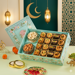 Phusp Assorted Baklava & Dryfruit Hamper Box
