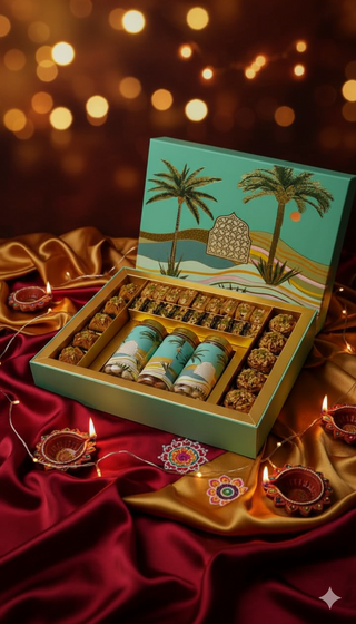 Arabia Assorted Baklava & Dryfruit Hamper Box