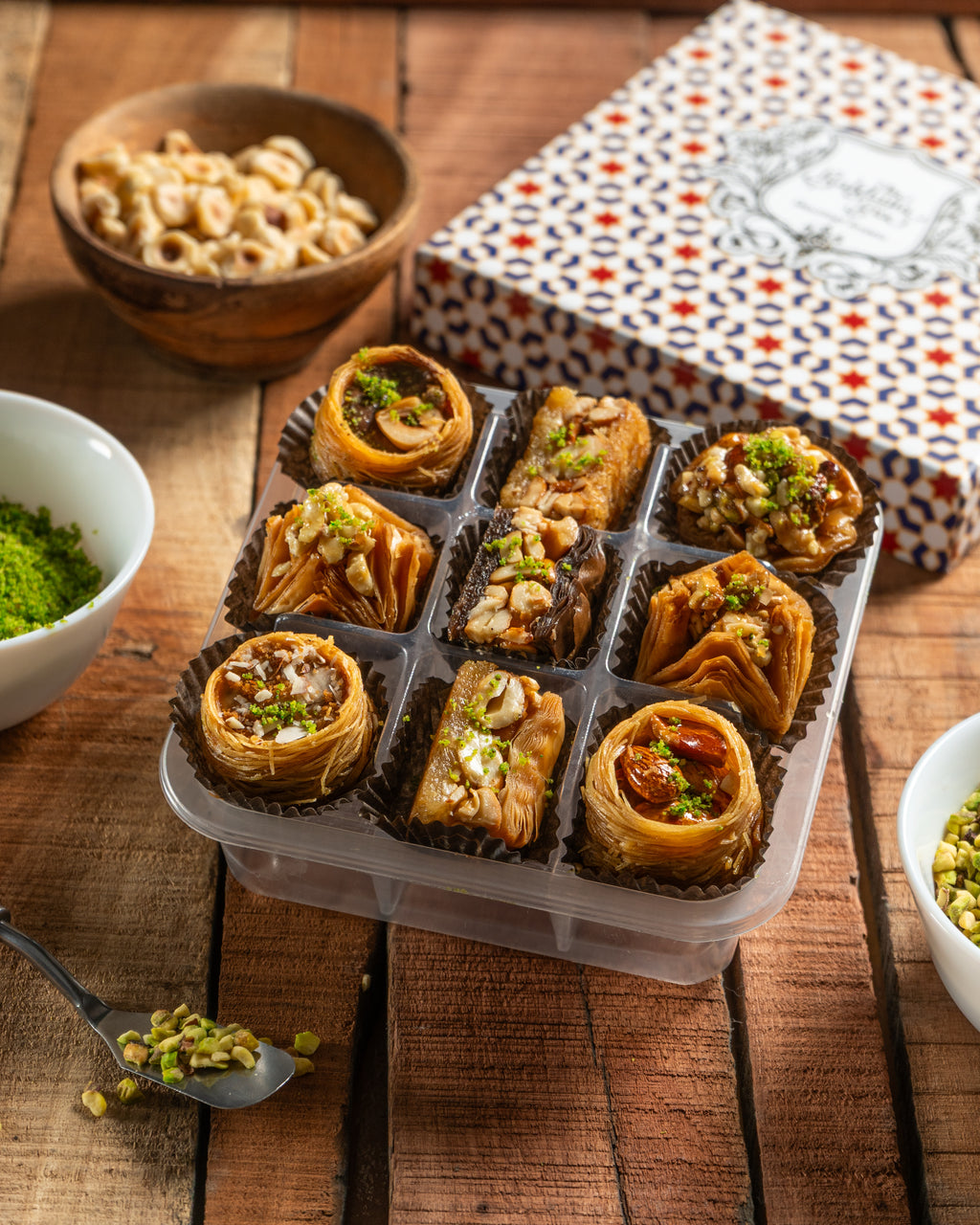 Red Imperial Assorted Sweets Combo Box – THE BAKLAVA BOX