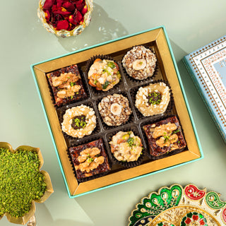 Emerald Assorted Artistic Indian Sweet Box