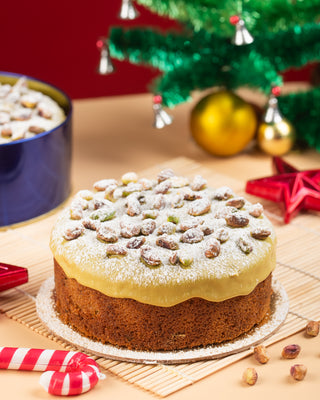 Holiday Special Pistachio Plum Tin Cake 500g