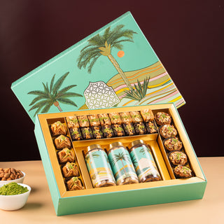 Arabia Assorted Baklava & Dryfruit Hamper Box