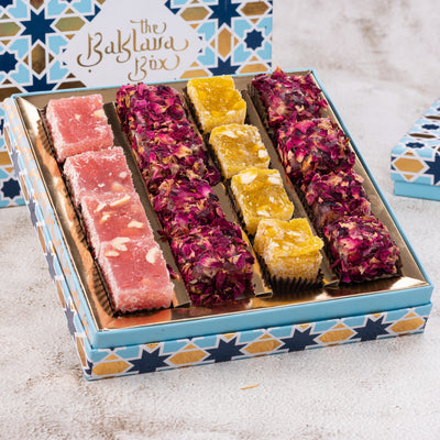 Assorted Turkish Delight 1kg - THE BAKLAVA BOX