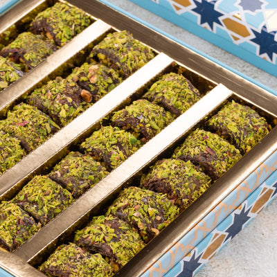 Chocolate Turkish Pistachio Roll - THE BAKLAVA BOX