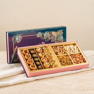 Nilambari gift hamper with baklava and dryfruits