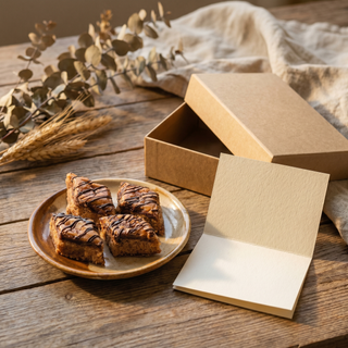 Chocolate Diamond Baklava, gift styled