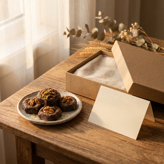 Chocolate Ring Baklava, gift styled