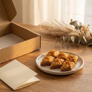 Biscoff Baklava, gift styled