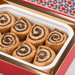 Menin Dates Swiss Roll - THE BAKLAVA BOX