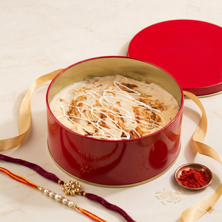 Coffee Hazelnut Kunafa Tin with Rakhi Essentials