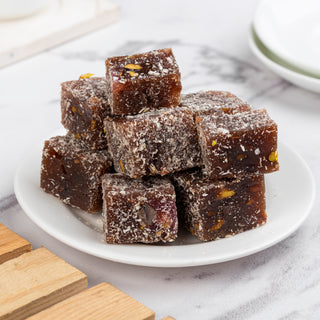 Pomegranate & Pistachios Turkish Delight Sweets Rolls (500gm)