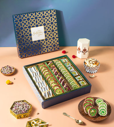 Assorted premium Indian sweets (750GMS) - THE BAKLAVA BOX