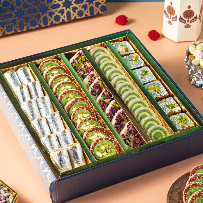Assorted premium Indian sweets (750GMS) - THE BAKLAVA BOX