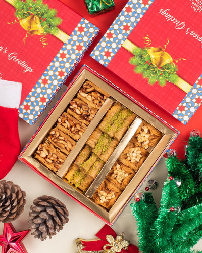 Christmas Gift box- Assorted Baklava Box (250gm) - THE BAKLAVA BOX