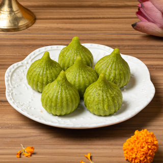 Green Chilli Guava Modak - THE BAKLAVA BOX