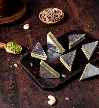 Kaju Pista Katli (Barfi) - THE BAKLAVA BOX