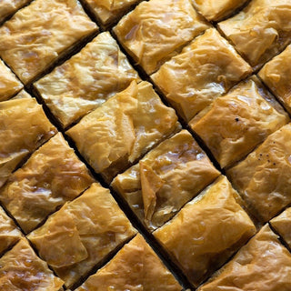 Sugar Free Pistachio Square Baklava (520 gms) - THE BAKLAVA BOX