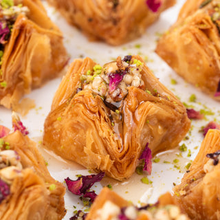 Thandai Pyramid Baklava- Holi special sweets - THE BAKLAVA BOX