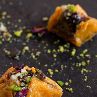 Thandai Pyramid Baklava- Holi special sweets - THE BAKLAVA BOX