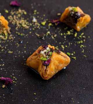 Thandai Pyramid Baklava- Holi special sweets - THE BAKLAVA BOX