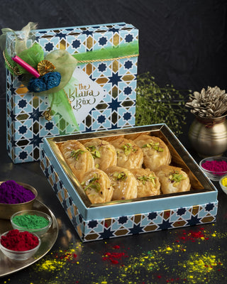 Turkish Gujiya (450gm) with Ribbon Packaging - THE BAKLAVA BOX