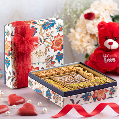 Valentine's Day Gift Box- Regalia Assorted Baklava Box With Card - THE BAKLAVA BOX